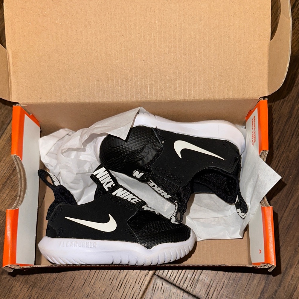 Nike Black and White Infant Sneakers